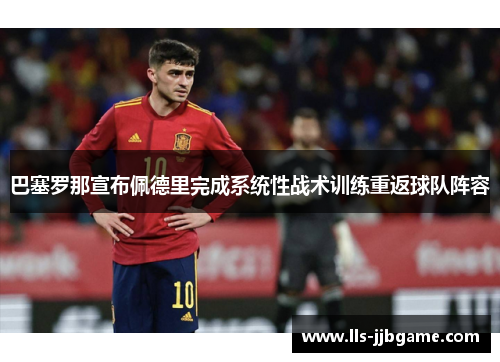 巴塞罗那宣布佩德里完成系统性战术训练重返球队阵容 巴塞罗那宣布佩德里完成系统性战术训练重返球队阵容